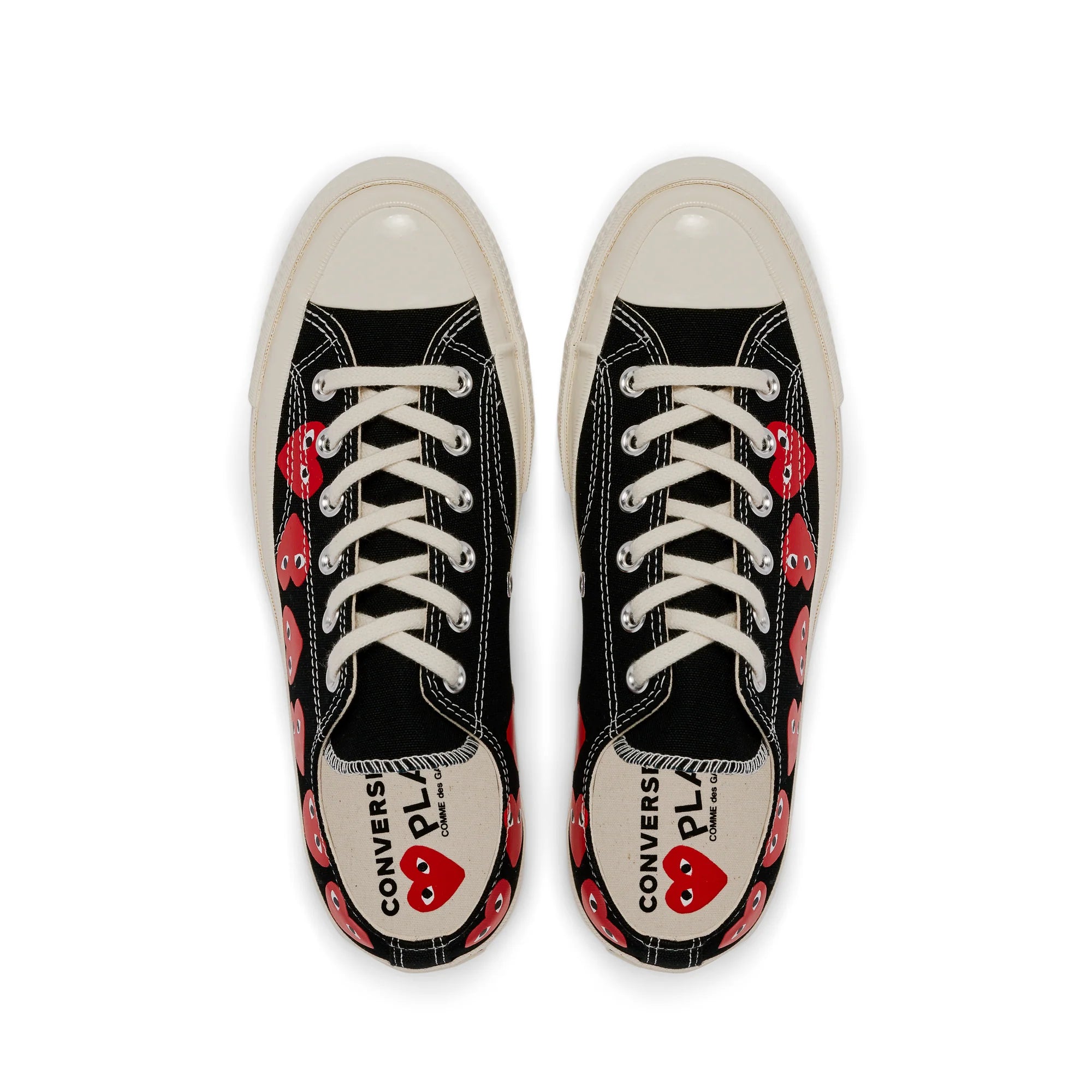 Comme des garcons converse multi heart low online