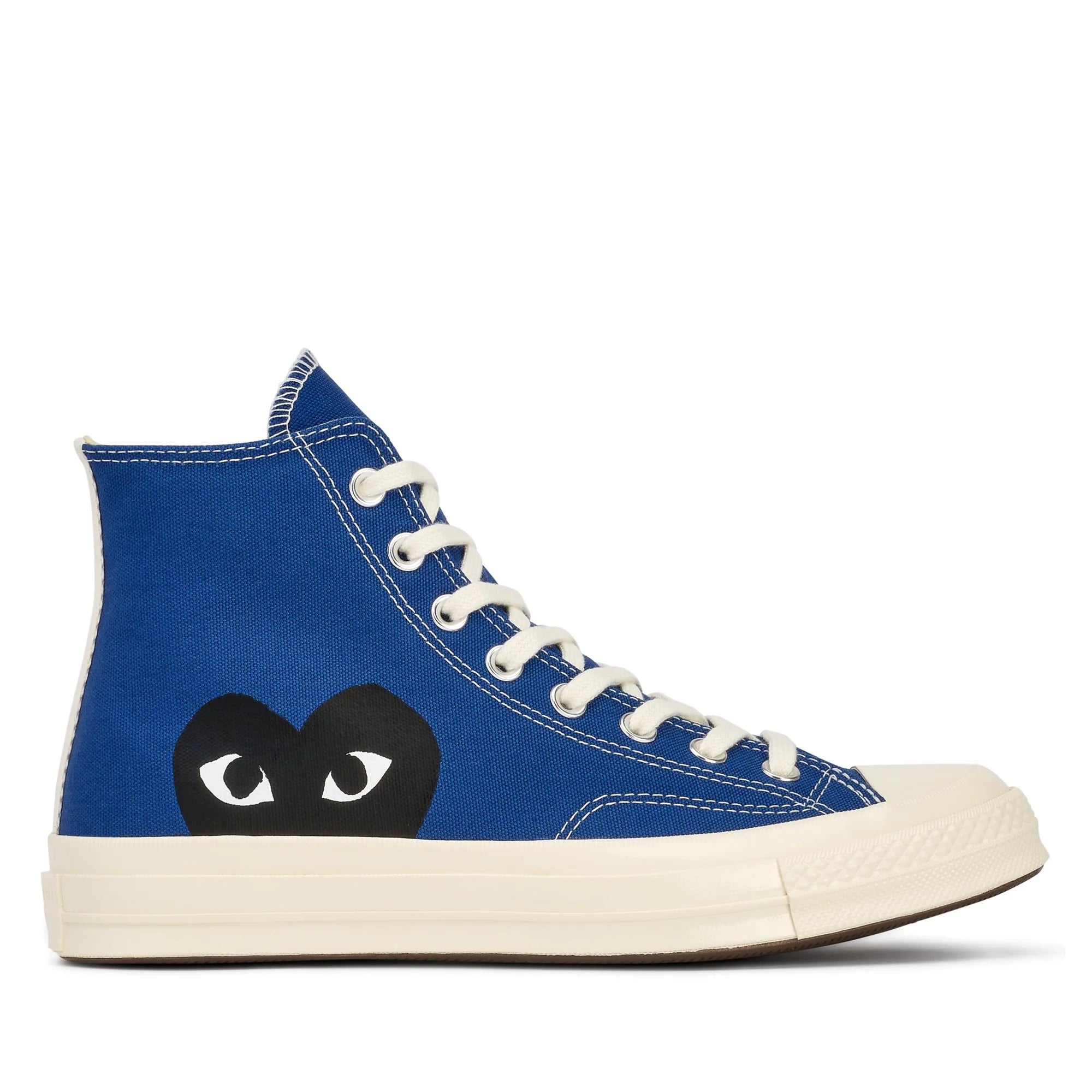 CDG PLAY X CONVERSE BLUE QUARTZ HIGH TOP SNEAKERS The Modern Shop