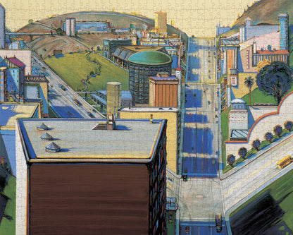 Wayne Thiebaud: Valley Streets 1000-Piece Jigsaw Puzzle