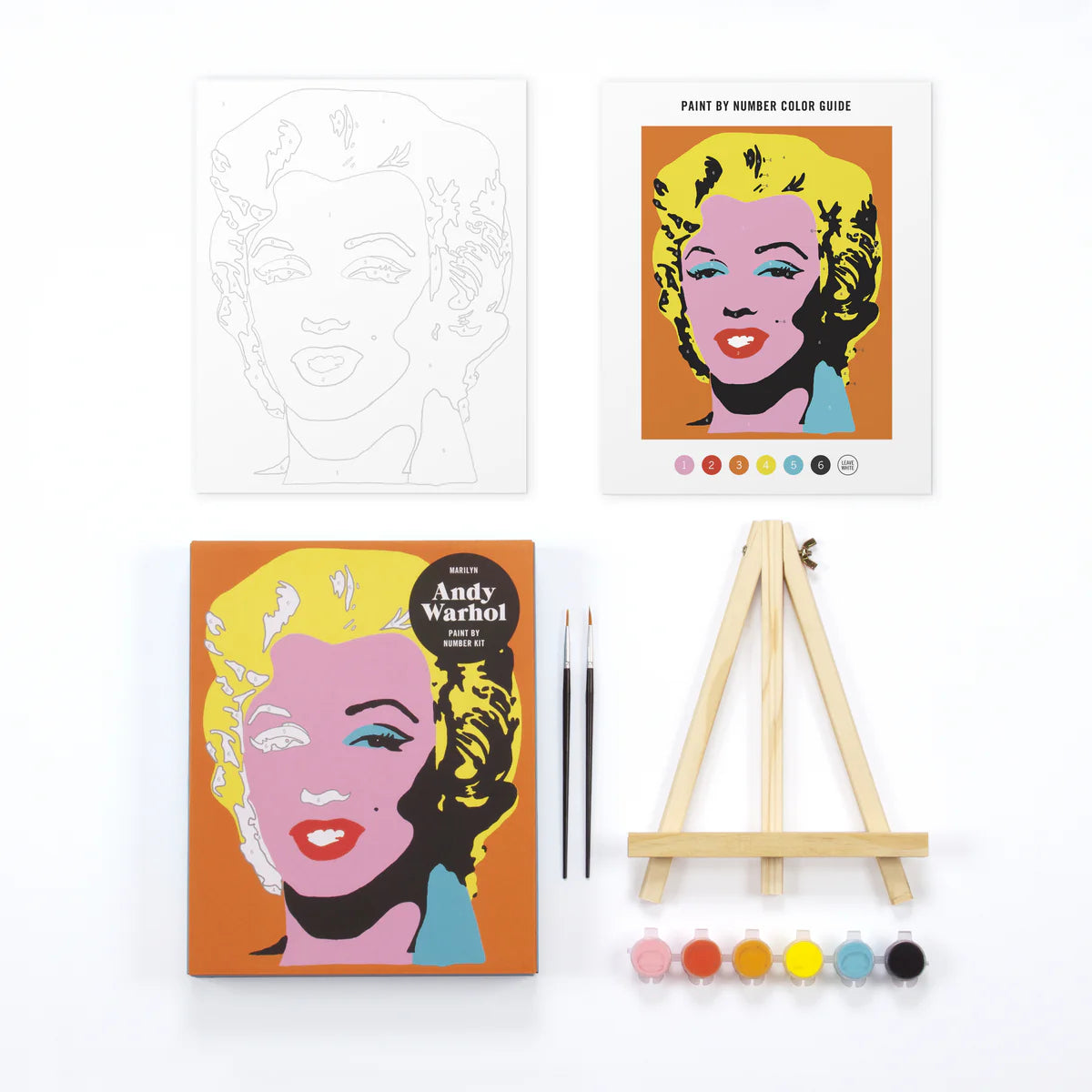 Andy Warhol Marilyn Paint By Number Kit