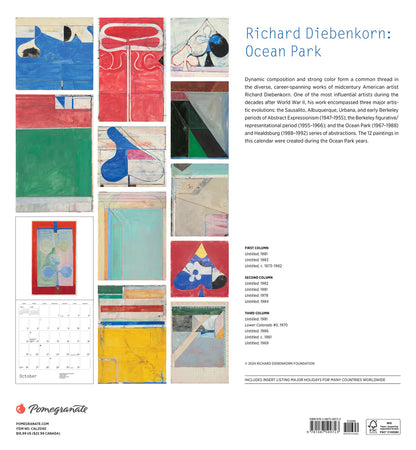 Richard Diebenkorn: Ocean Park 2025 Wall Calendar