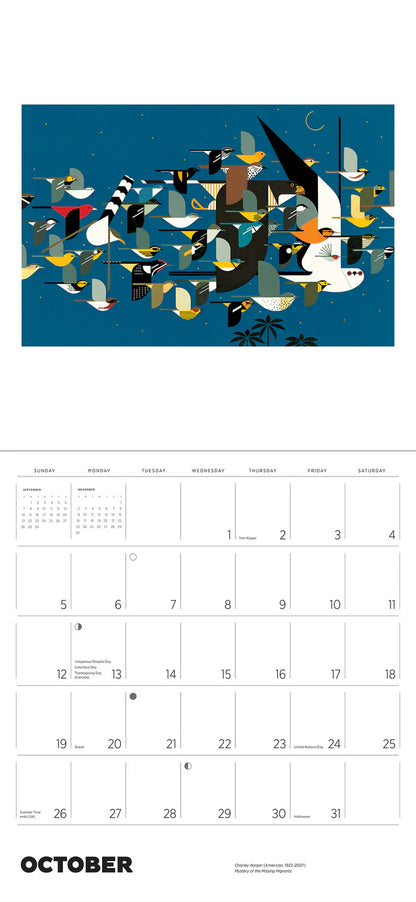 Charley Harper 2025 Wall Calendar