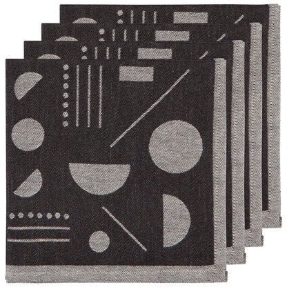 Domino Jacquard Napkins, Set of 4