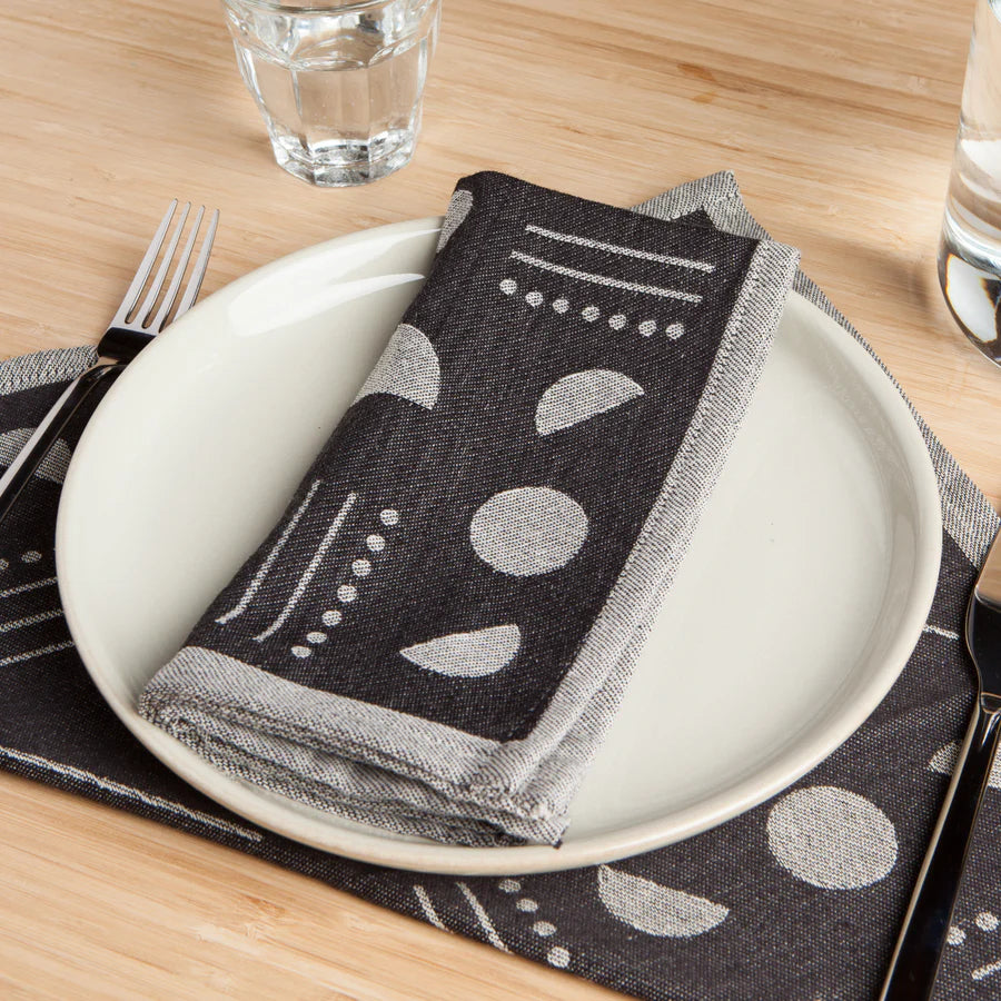 Domino Jacquard Napkins, Set of 4