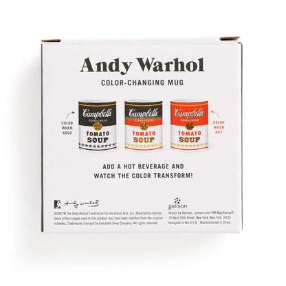 Andy Warhol Color Changing Mug