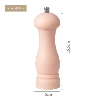 Refillable Morandi Color Salt and Pepper Mills