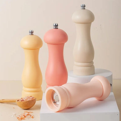 Refillable Morandi Color Salt and Pepper Mills