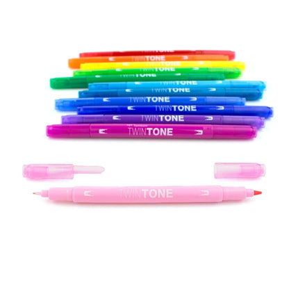 Twintone Marker Set: Rainbow - 12-Pack