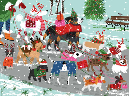 Happy Howlidays Christmas Dogs Puzzle - 1000 Piece