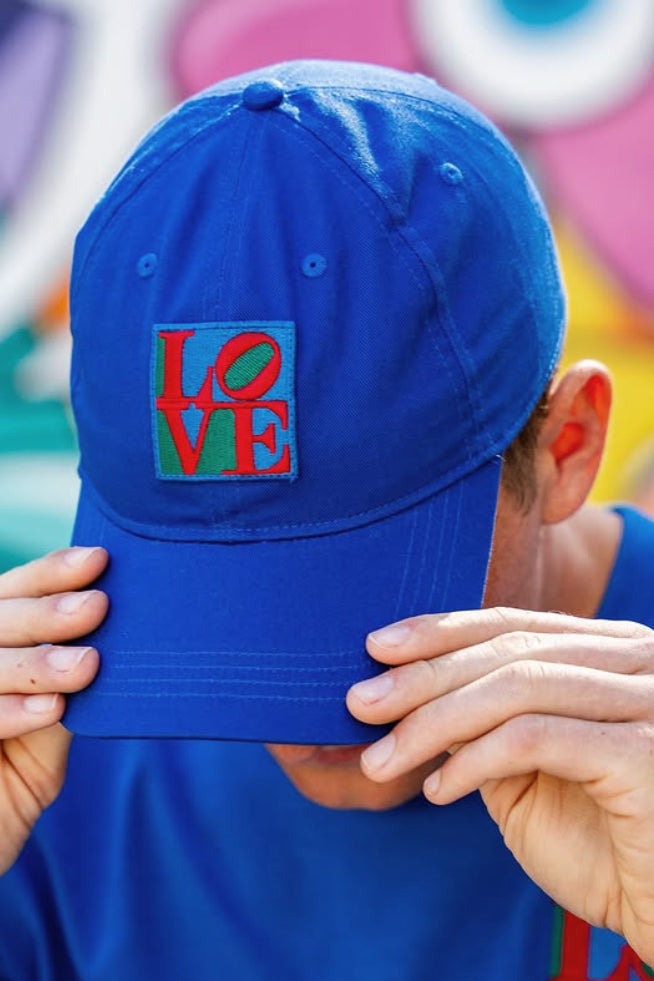 Robert Indiana "Love" Dad Cap