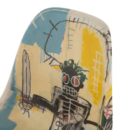 Jean-Michel Basquiat Case Study® Furniture Side Shell Eiffel Chair - Warrior