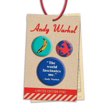 Andy Warhol Tote Bag and Pin Set - Brillo