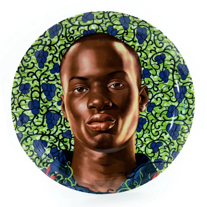 "Matar Mbaye II" Plate by Kehinde Wiley
