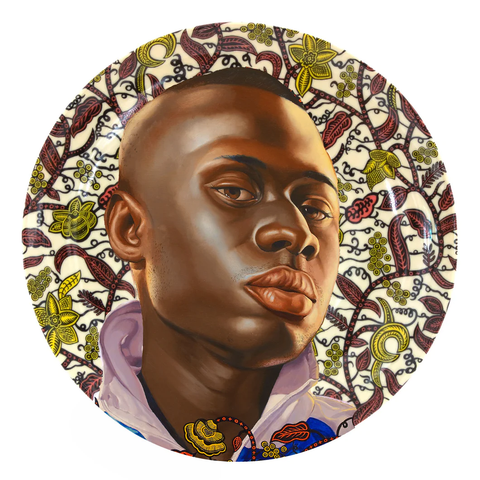 "Idrissa Ndiaye Plate" by Kehinde Wiley