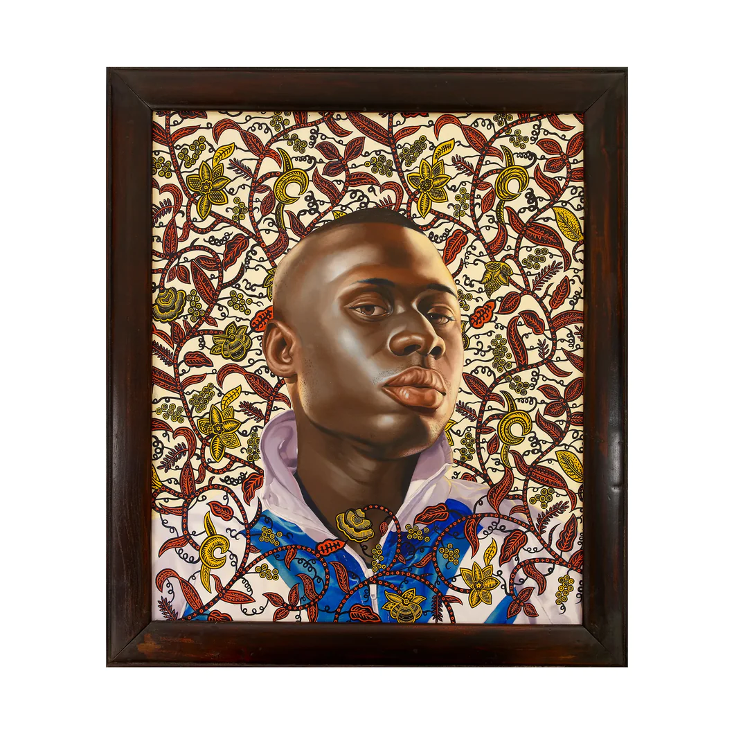"Idrissa Ndiaye Plate" by Kehinde Wiley