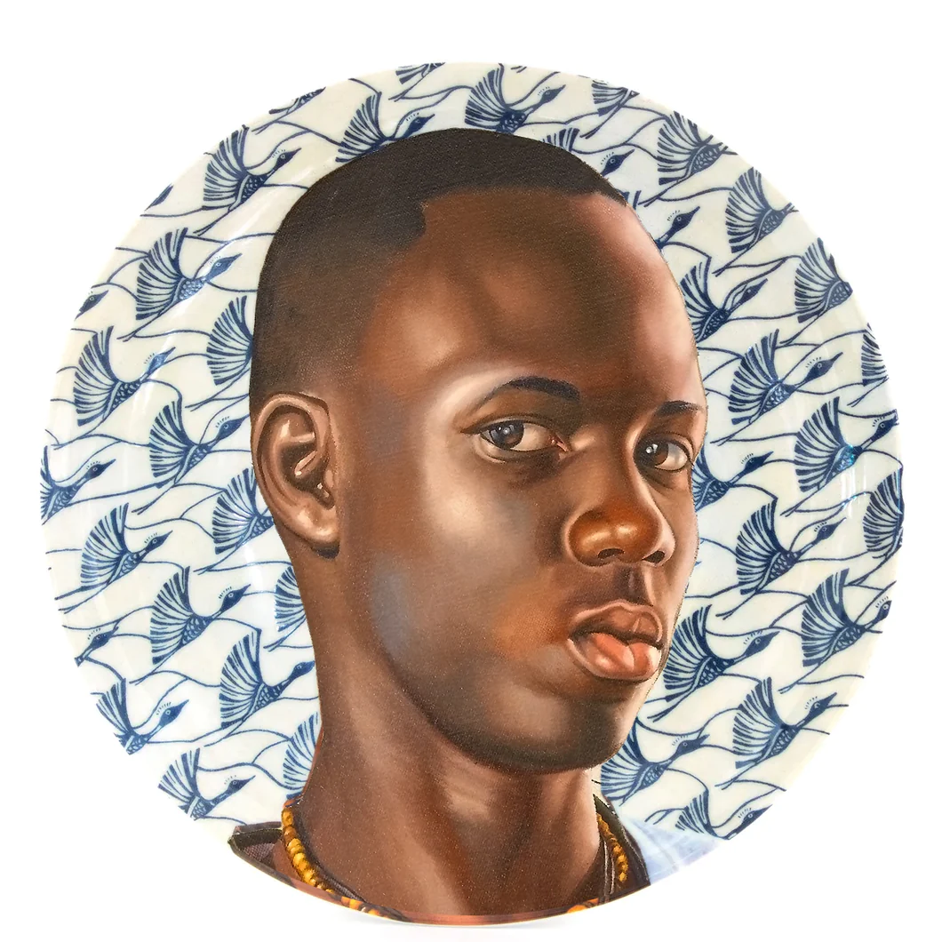 "Mame Ngagne" Plate by Kehinde Wiley
