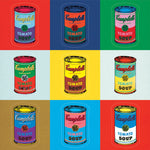 Campbell's Soup Cans by Andy Warhol Sticker Sheet