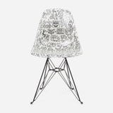 Keith Haring Case Study® Furniture Side Shell Eiffel Chair - Faces