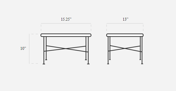 Jean-Michel Basquiat Case Study® Furniture Aiko X Base Table - Trumpet